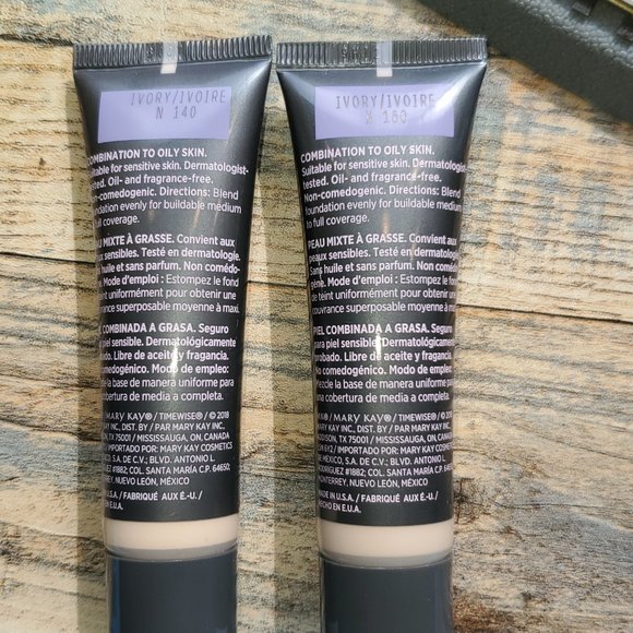 Ivory N 140 Matte 3D Foundation - Combo to Oily Skin - Timewise Mary Kay - Picture 5 of 5